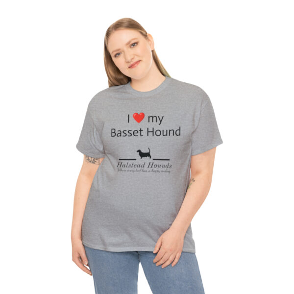 Halstead Hounds Unisex Heavy Cotton Tee - Image 4