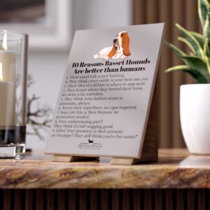 Why Bassets Hounds are better than humans Tile