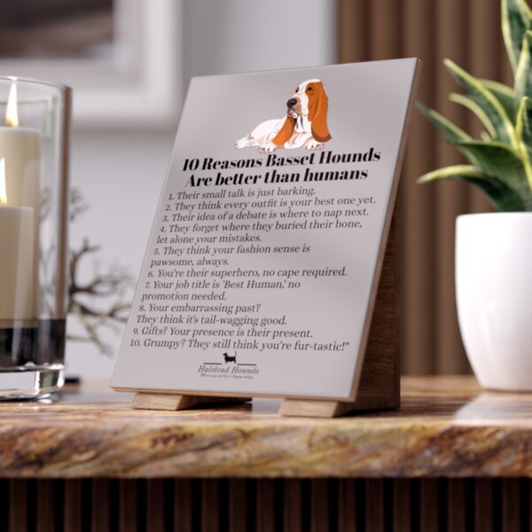 Why Bassets Hounds are better than humans Tile