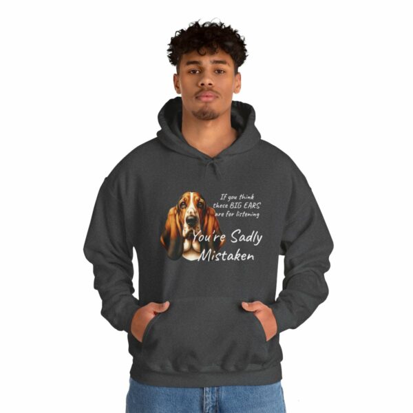 "Big Ears, Big Attitude" Basset Hound Hoodie - Image 7