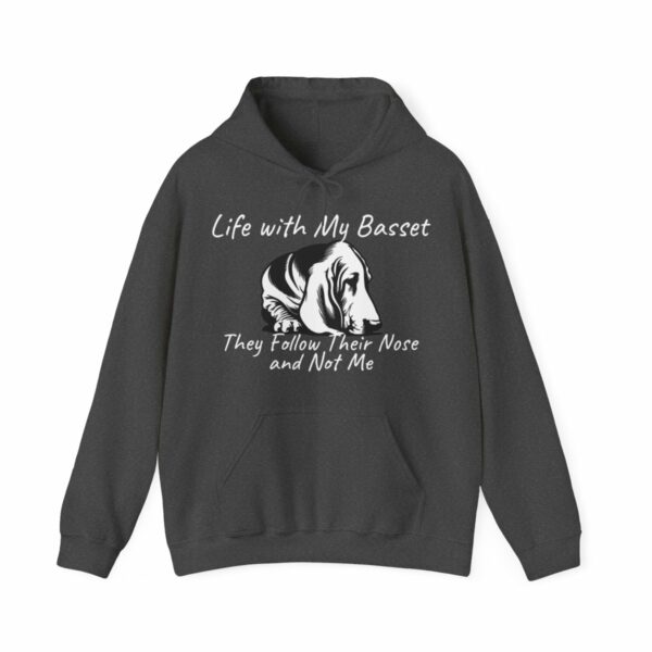 Life with My Basset Hooded Sweatshirt - Image 79
