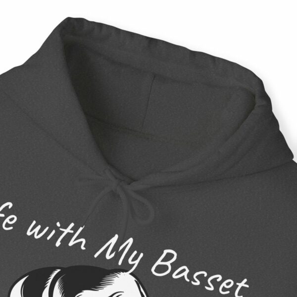 Life with My Basset Hooded Sweatshirt - Image 83
