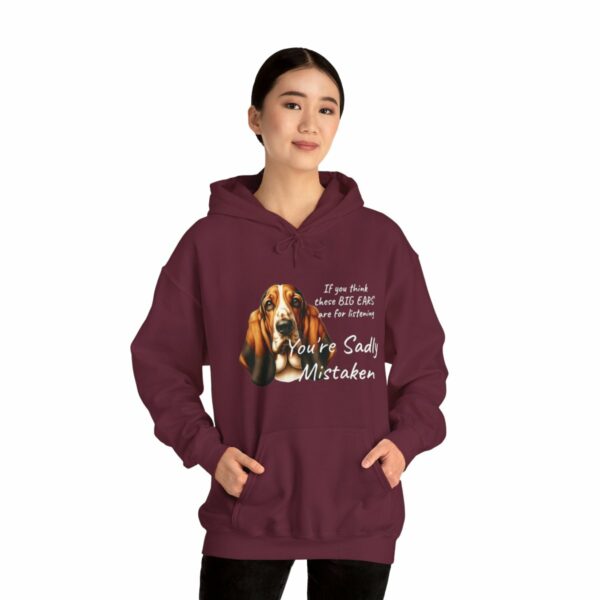 "Big Ears, Big Attitude" Basset Hound Hoodie - Image 45