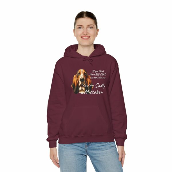 "Big Ears, Big Attitude" Basset Hound Hoodie - Image 47