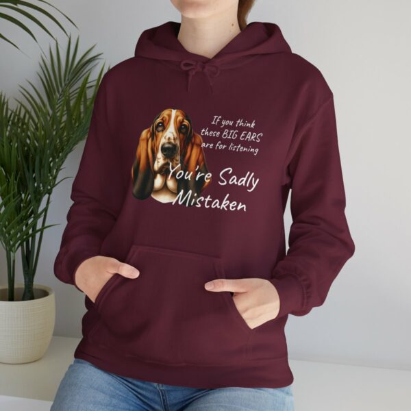 "Big Ears, Big Attitude" Basset Hound Hoodie - Image 52