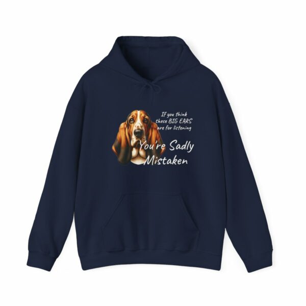 "Big Ears, Big Attitude" Basset Hound Hoodie - Image 105