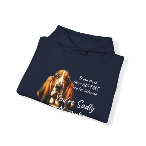 "Big Ears, Big Attitude" Basset Hound Hoodie - Image 108