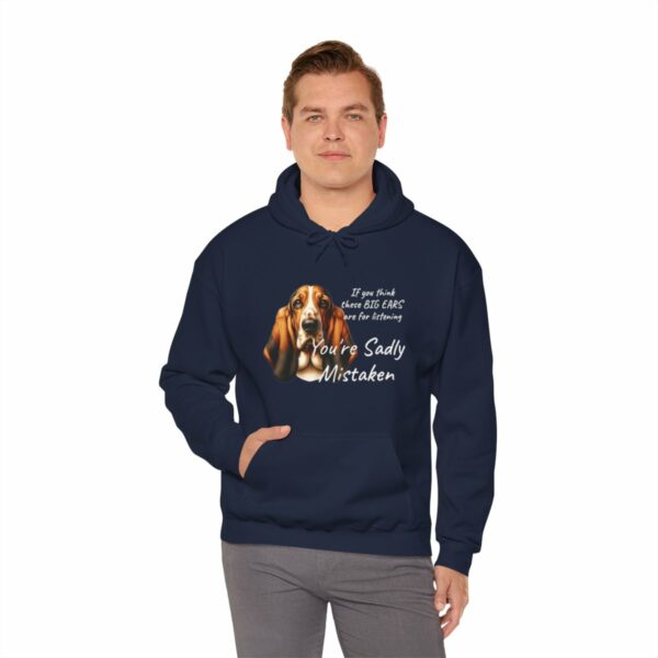 "Big Ears, Big Attitude" Basset Hound Hoodie - Image 113