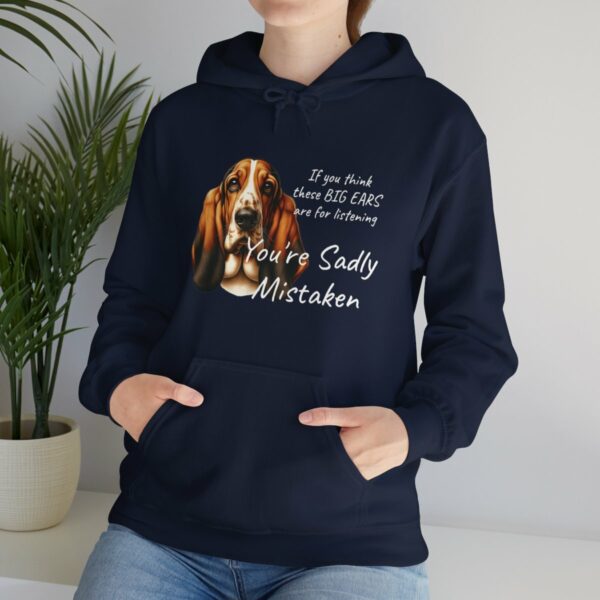 "Big Ears, Big Attitude" Basset Hound Hoodie - Image 117