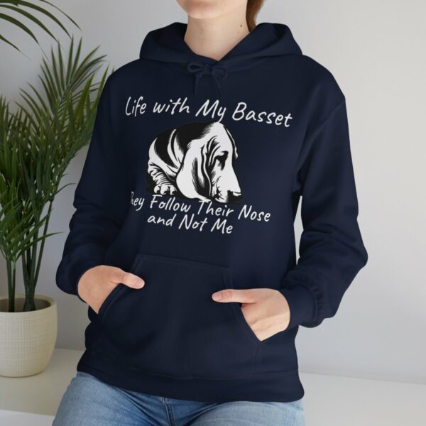 Life with My Basset Hooded Sweatshirt - Image 13