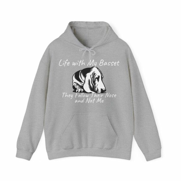 Life with My Basset Hooded Sweatshirt - Image 27