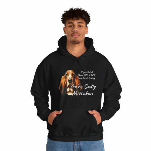 "Big Ears, Big Attitude" Basset Hound Hoodie - Image 20