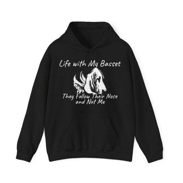 Life with My Basset Hooded Sweatshirt - Image 14