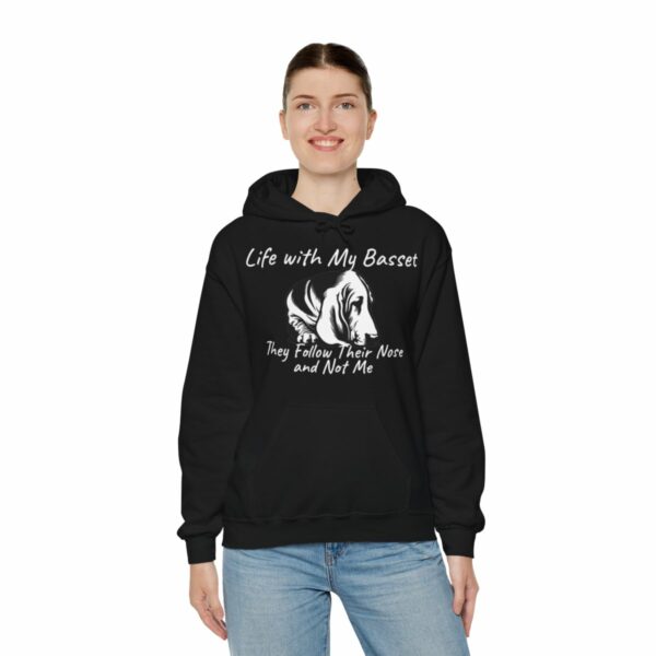 Life with My Basset Hooded Sweatshirt - Image 21