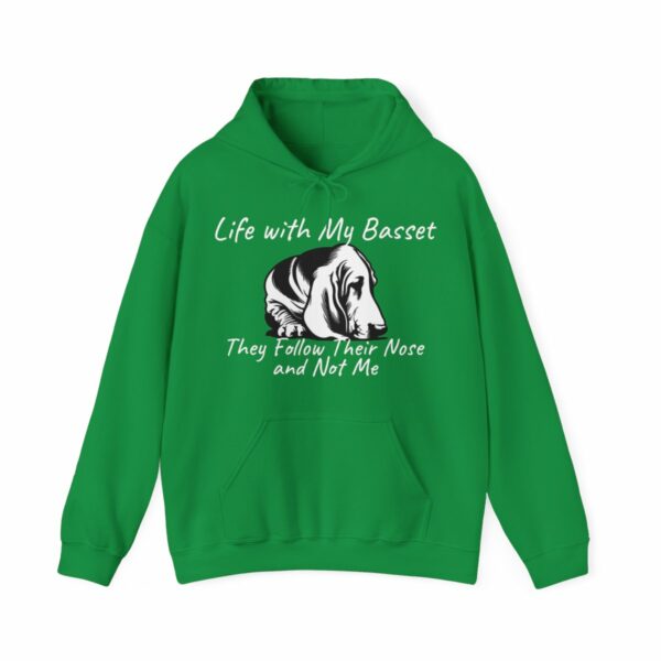 Life with My Basset Hooded Sweatshirt - Image 66