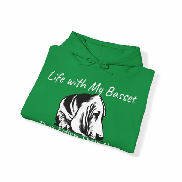 Life with My Basset Hooded Sweatshirt - Image 69