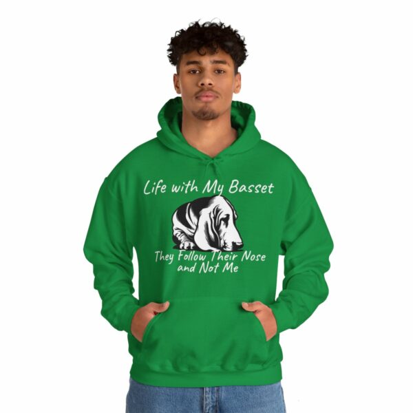 Life with My Basset Hooded Sweatshirt - Image 72