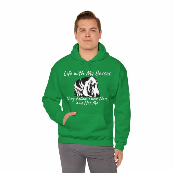 Life with My Basset Hooded Sweatshirt - Image 74