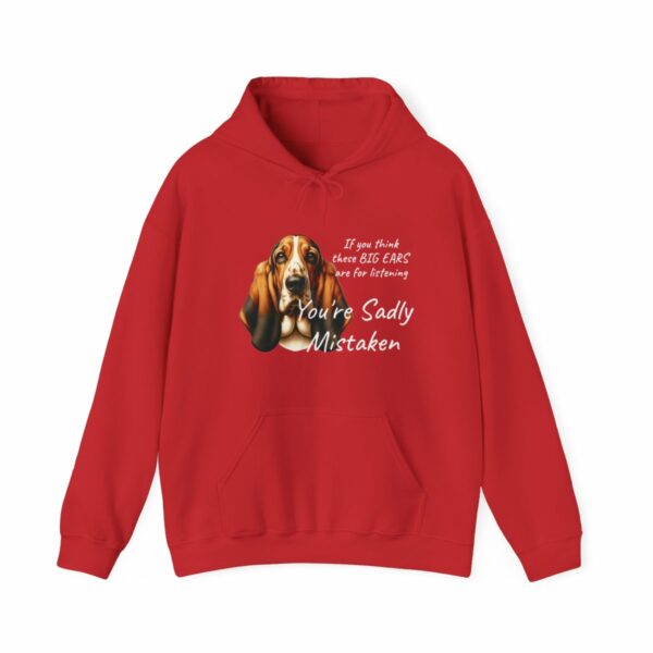 "Big Ears, Big Attitude" Basset Hound Hoodie - Image 131