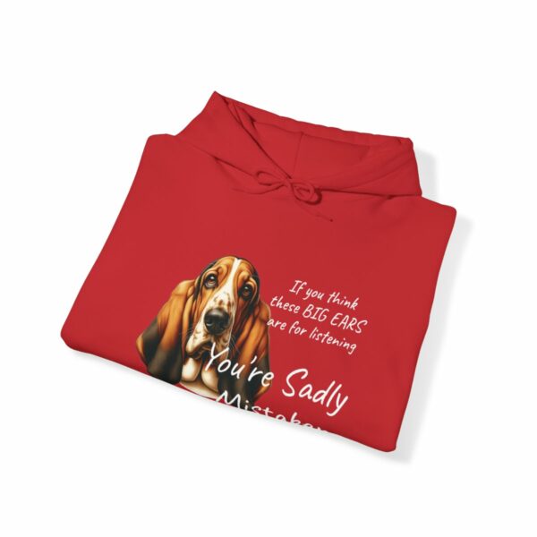 "Big Ears, Big Attitude" Basset Hound Hoodie - Image 134