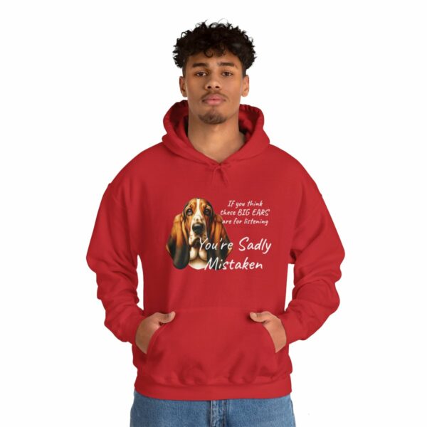 "Big Ears, Big Attitude" Basset Hound Hoodie - Image 137