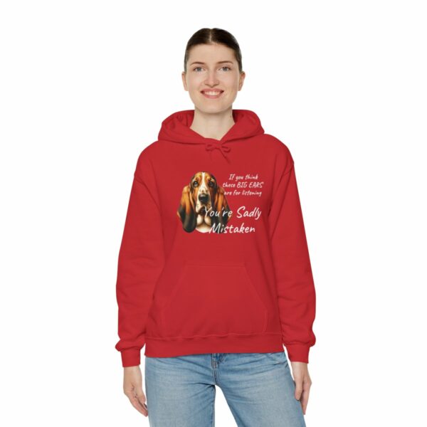 "Big Ears, Big Attitude" Basset Hound Hoodie - Image 138