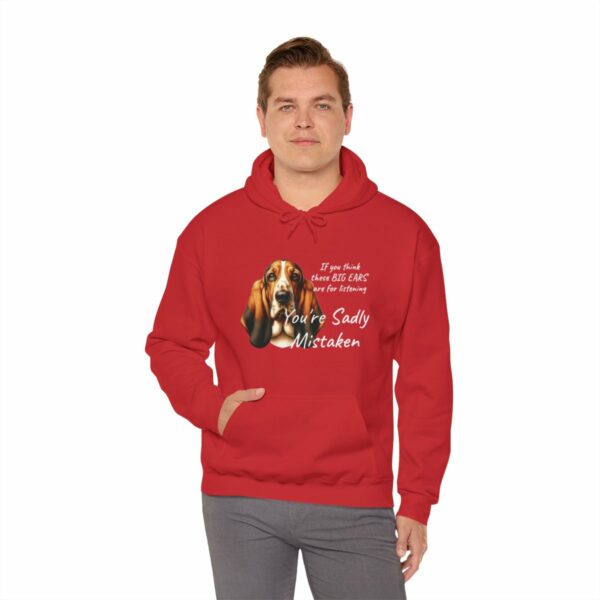 "Big Ears, Big Attitude" Basset Hound Hoodie - Image 139