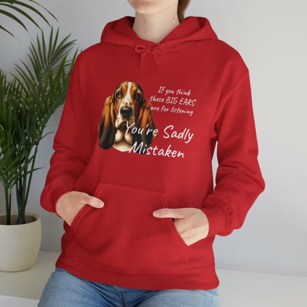"Big Ears, Big Attitude" Basset Hound Hoodie - Image 143