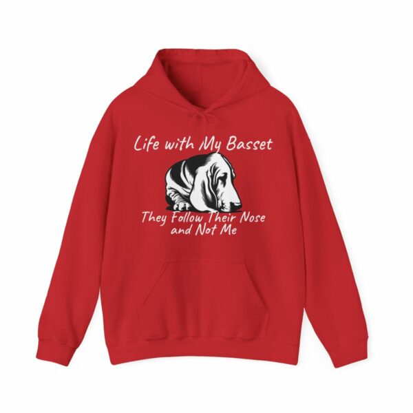 Life with My Basset Hooded Sweatshirt - Image 144
