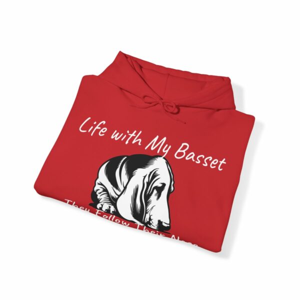 Life with My Basset Hooded Sweatshirt - Image 147