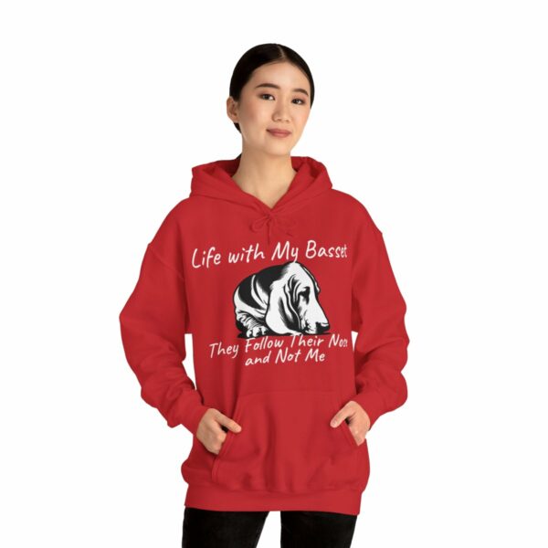 Life with My Basset Hooded Sweatshirt - Image 149