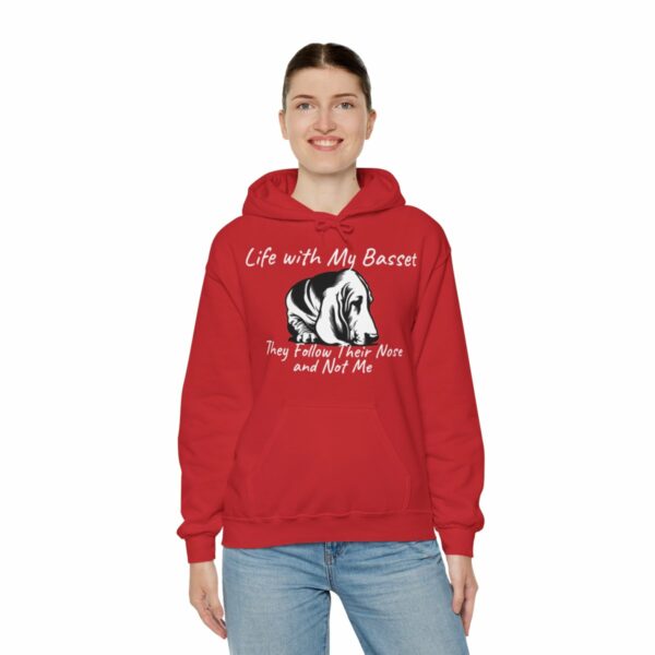 Life with My Basset Hooded Sweatshirt - Image 151