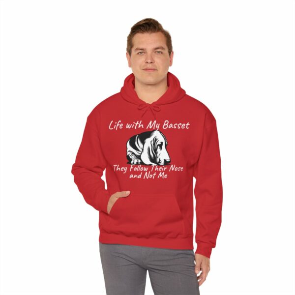 Life with My Basset Hooded Sweatshirt - Image 152