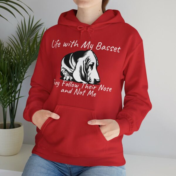 Life with My Basset Hooded Sweatshirt - Image 156