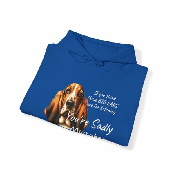 "Big Ears, Big Attitude" Basset Hound Hoodie - Image 95