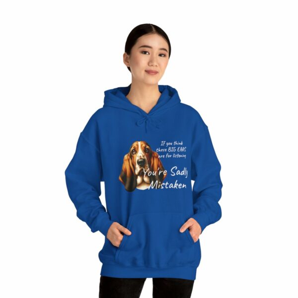 "Big Ears, Big Attitude" Basset Hound Hoodie - Image 97