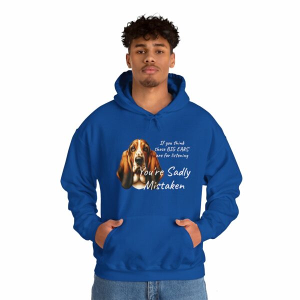 "Big Ears, Big Attitude" Basset Hound Hoodie - Image 98