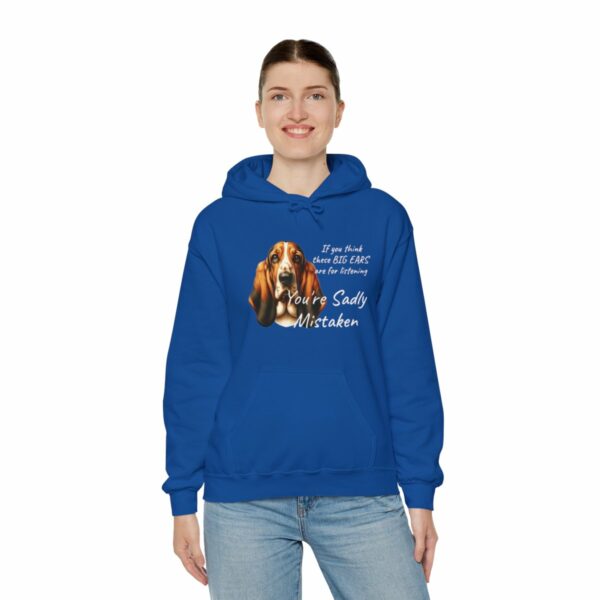 "Big Ears, Big Attitude" Basset Hound Hoodie - Image 99