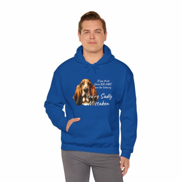 "Big Ears, Big Attitude" Basset Hound Hoodie - Image 100