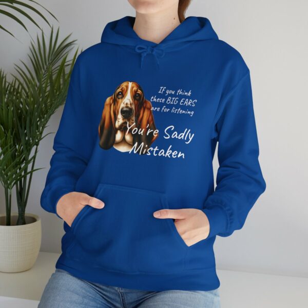 "Big Ears, Big Attitude" Basset Hound Hoodie - Image 104