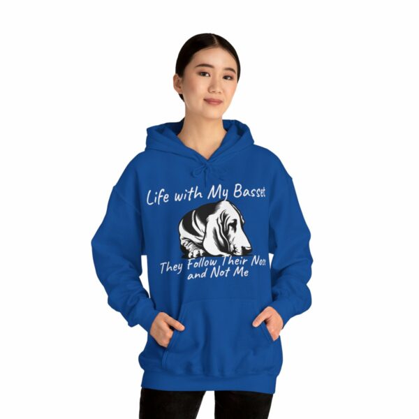 Life with My Basset Hooded Sweatshirt - Image 123