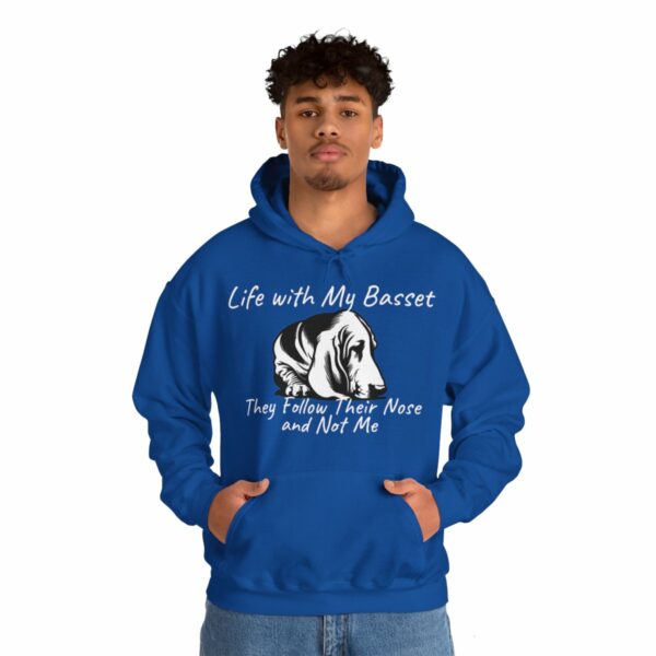 Life with My Basset Hooded Sweatshirt - Image 124