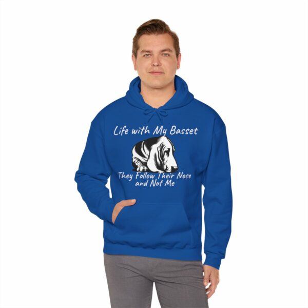 Life with My Basset Hooded Sweatshirt - Image 126