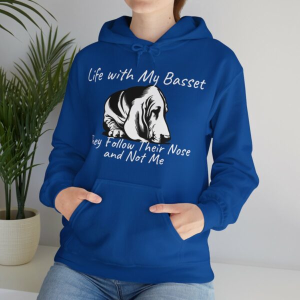 Life with My Basset Hooded Sweatshirt - Image 130