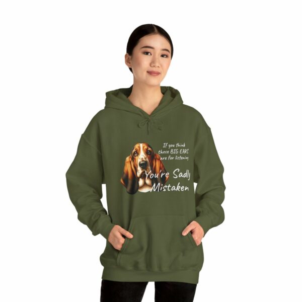 "Big Ears, Big Attitude" Basset Hound Hoodie - Image 58