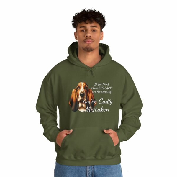 "Big Ears, Big Attitude" Basset Hound Hoodie - Image 59