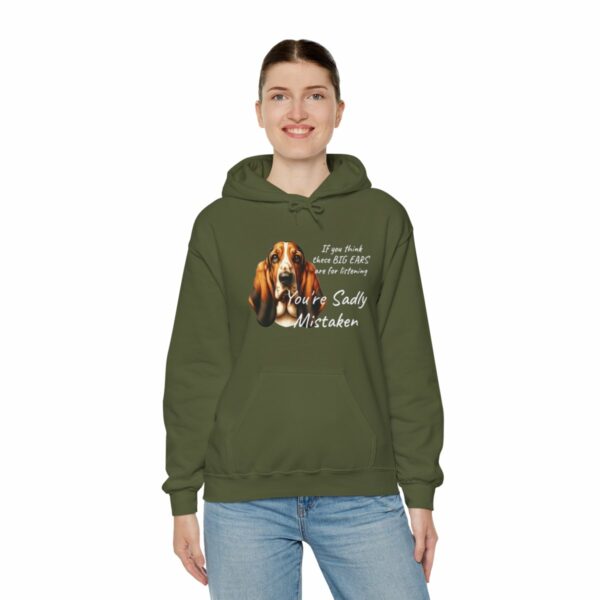 "Big Ears, Big Attitude" Basset Hound Hoodie - Image 60