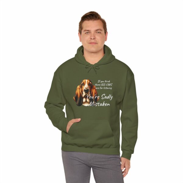 "Big Ears, Big Attitude" Basset Hound Hoodie - Image 61