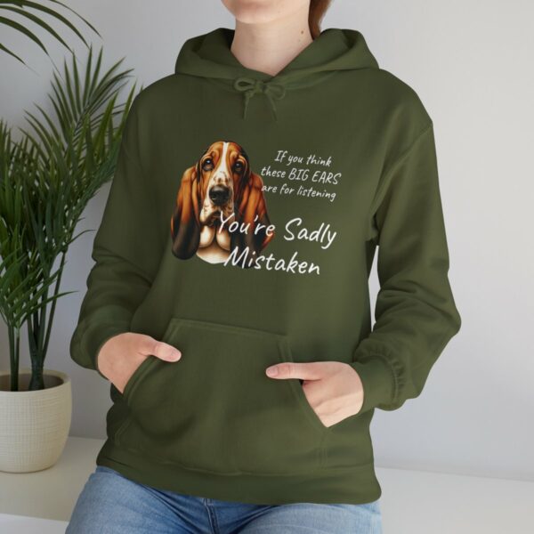 "Big Ears, Big Attitude" Basset Hound Hoodie - Image 65
