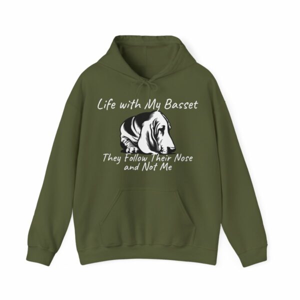 Life with My Basset Hooded Sweatshirt - Image 53